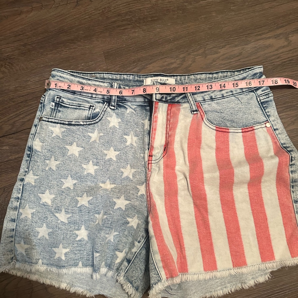 Judy Blue American Flag Denim Shorts